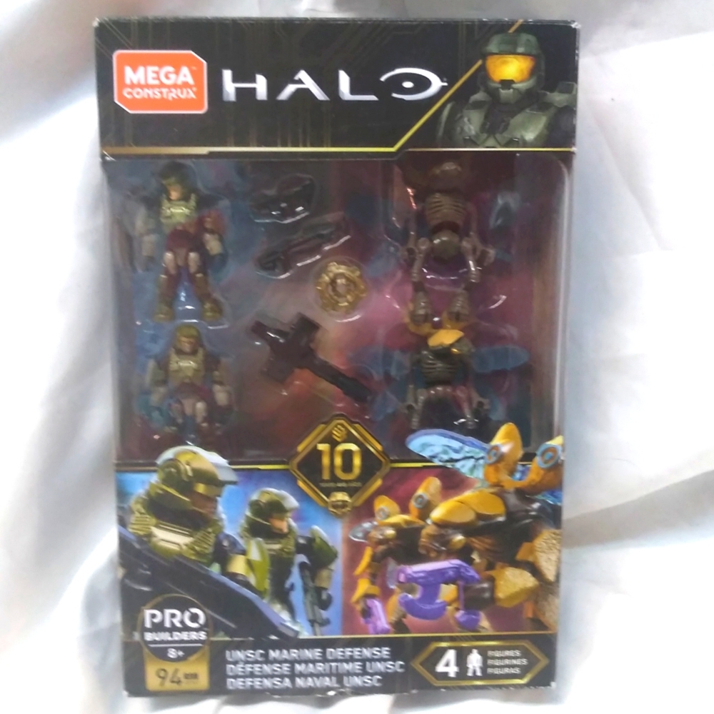 NWT 94PC HALO MEGA CONSTRUX COLLECTORS SET UNSC MARINE DEFENSE